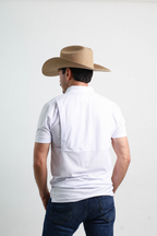 Playera Polo Outdoor Blanca