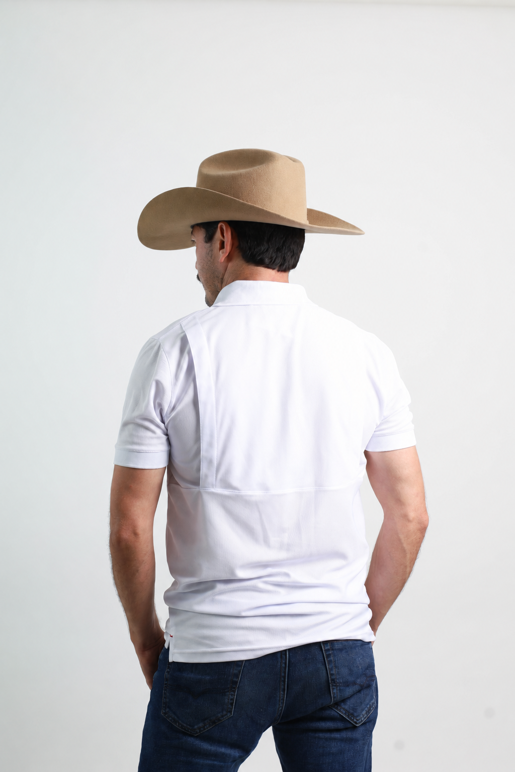 Playera Polo Outdoor Blanca
