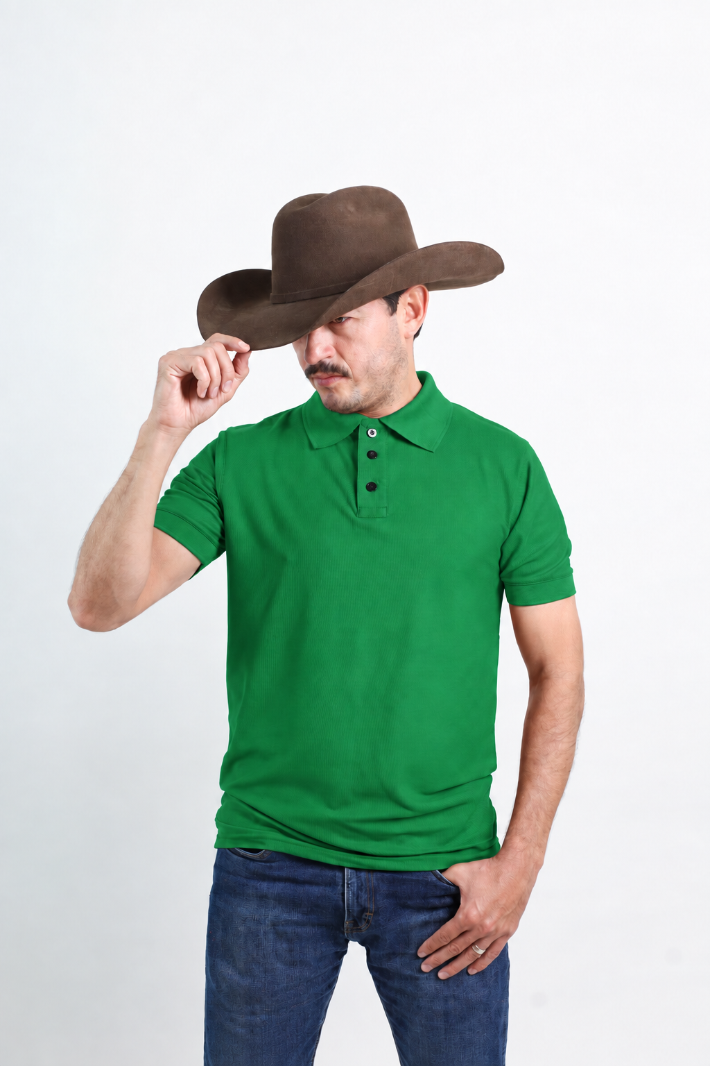 Playera Polo Outdoor Verde