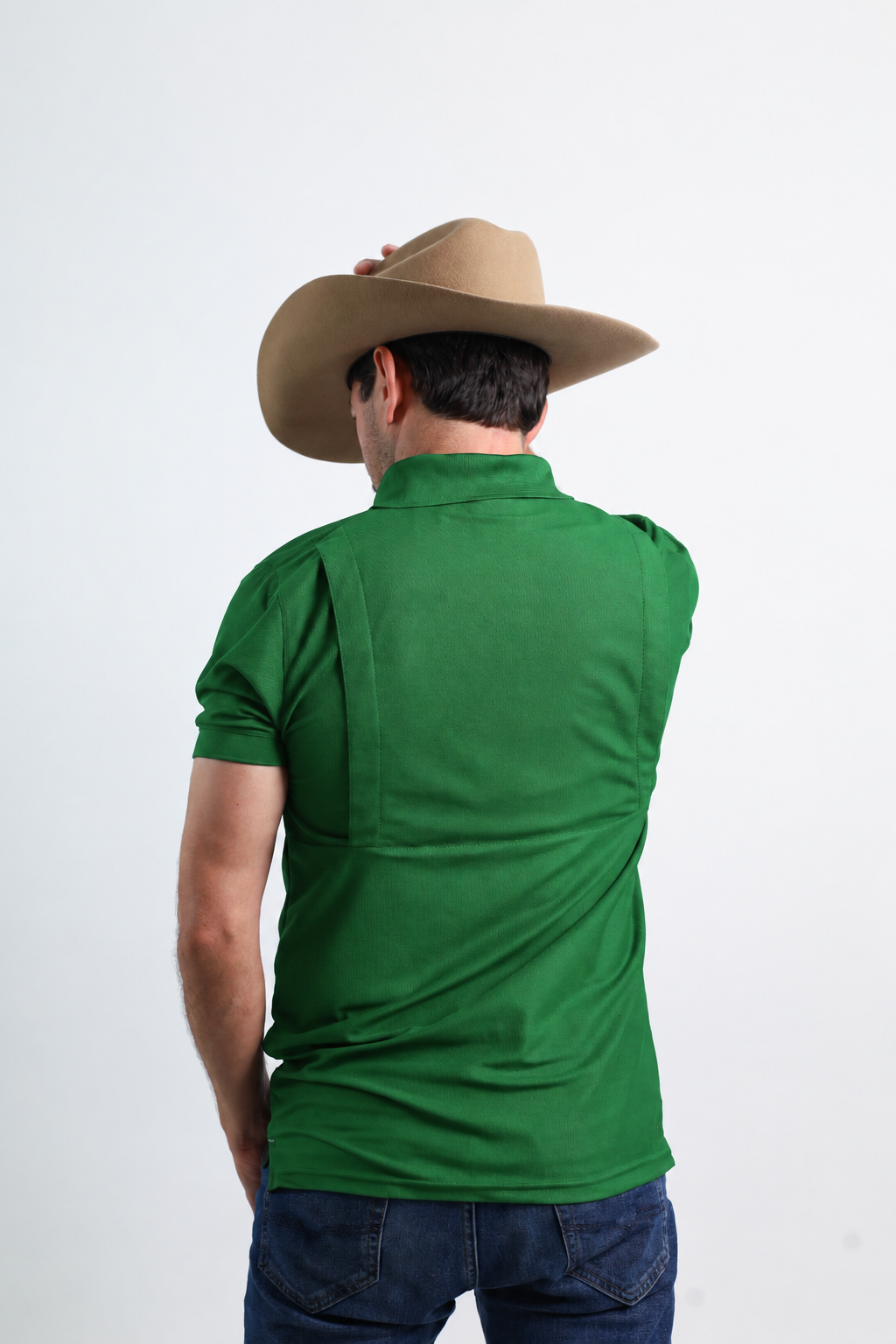 Playera Polo Outdoor Verde