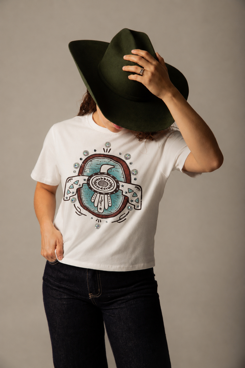 Playera Aguila Tribal
