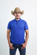 Playera Polo Outdoor Azul