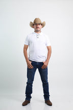 Playera Polo Outdoor Blanca