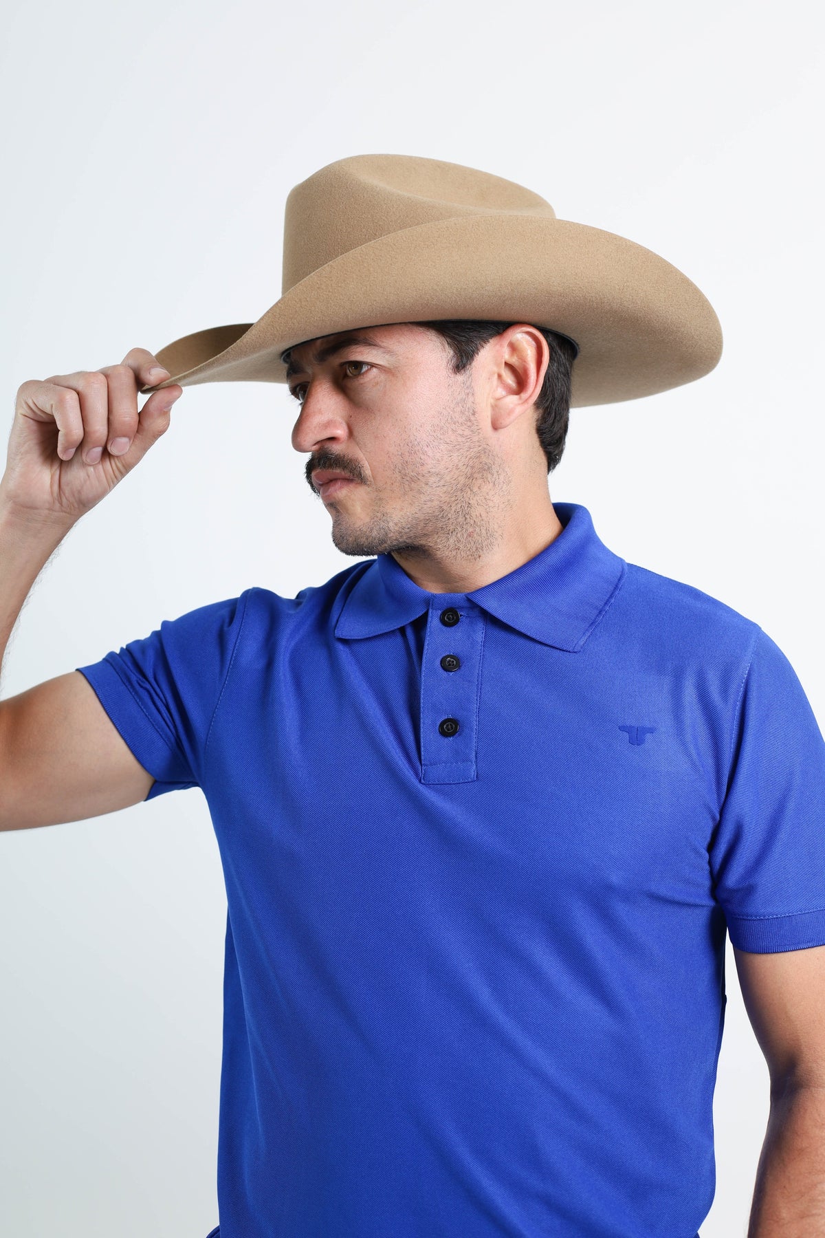 Playera Polo Outdoor Azul