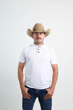 Playera Polo Outdoor Blanca