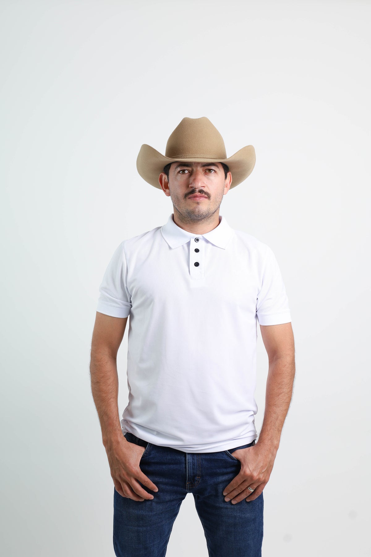 Playera Polo Outdoor Blanca