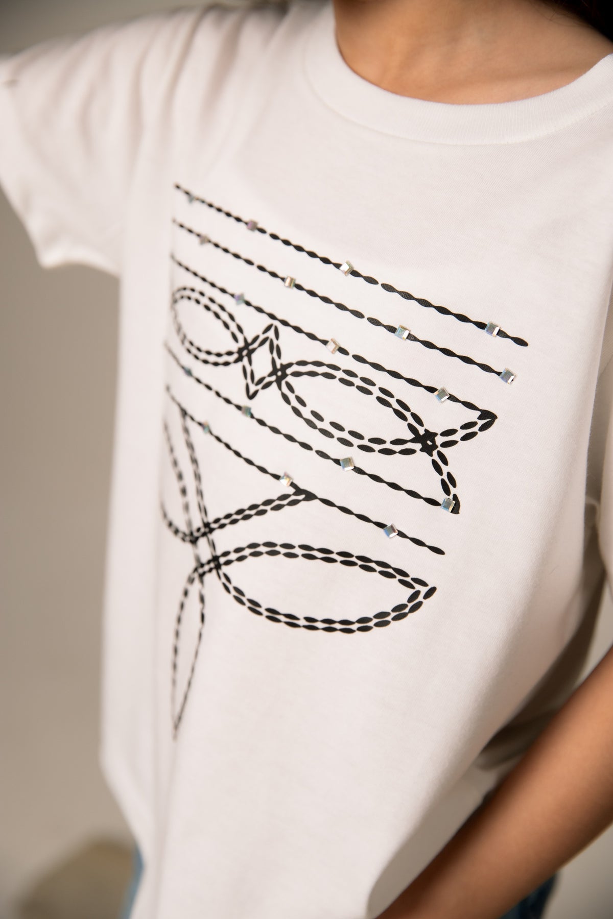 Playera Costura Bota