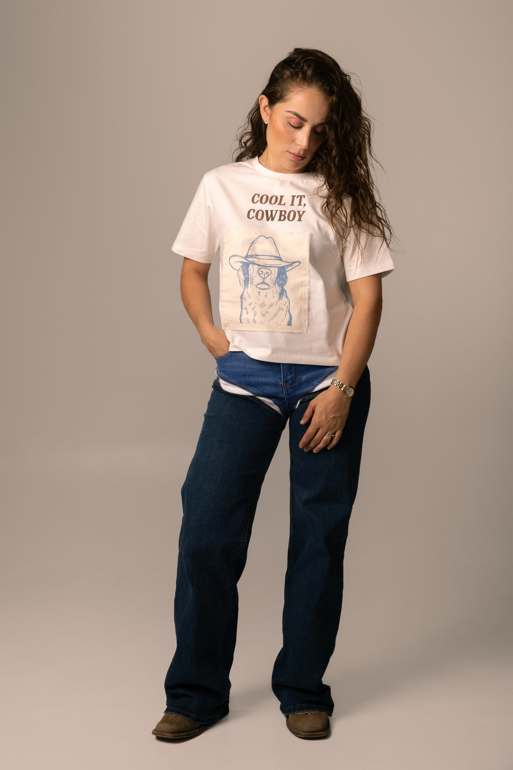 Playera Cool It Cowboy
