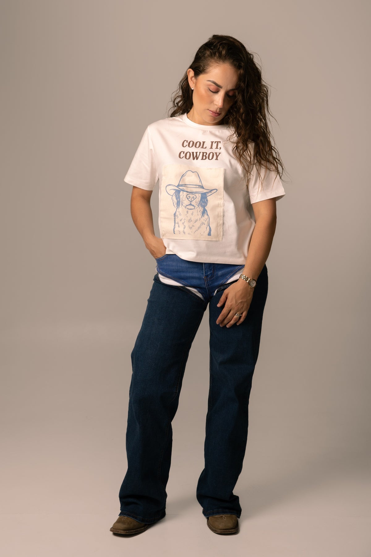 Playera Cool It Cowboy