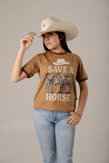 Playera Save a Horse