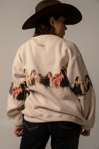 Sudadera Estampida Caballos