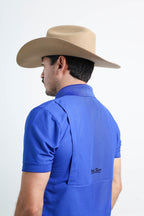 Playera Polo Outdoor Azul