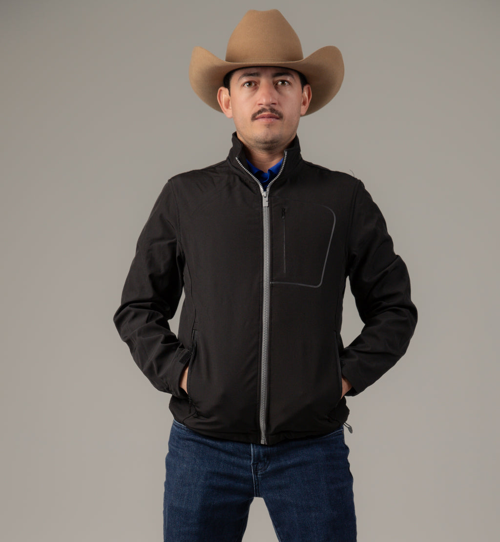 Chamarra Cowboy Core Negro