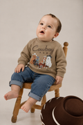 Sudadera Bebé Perros Vaqueros