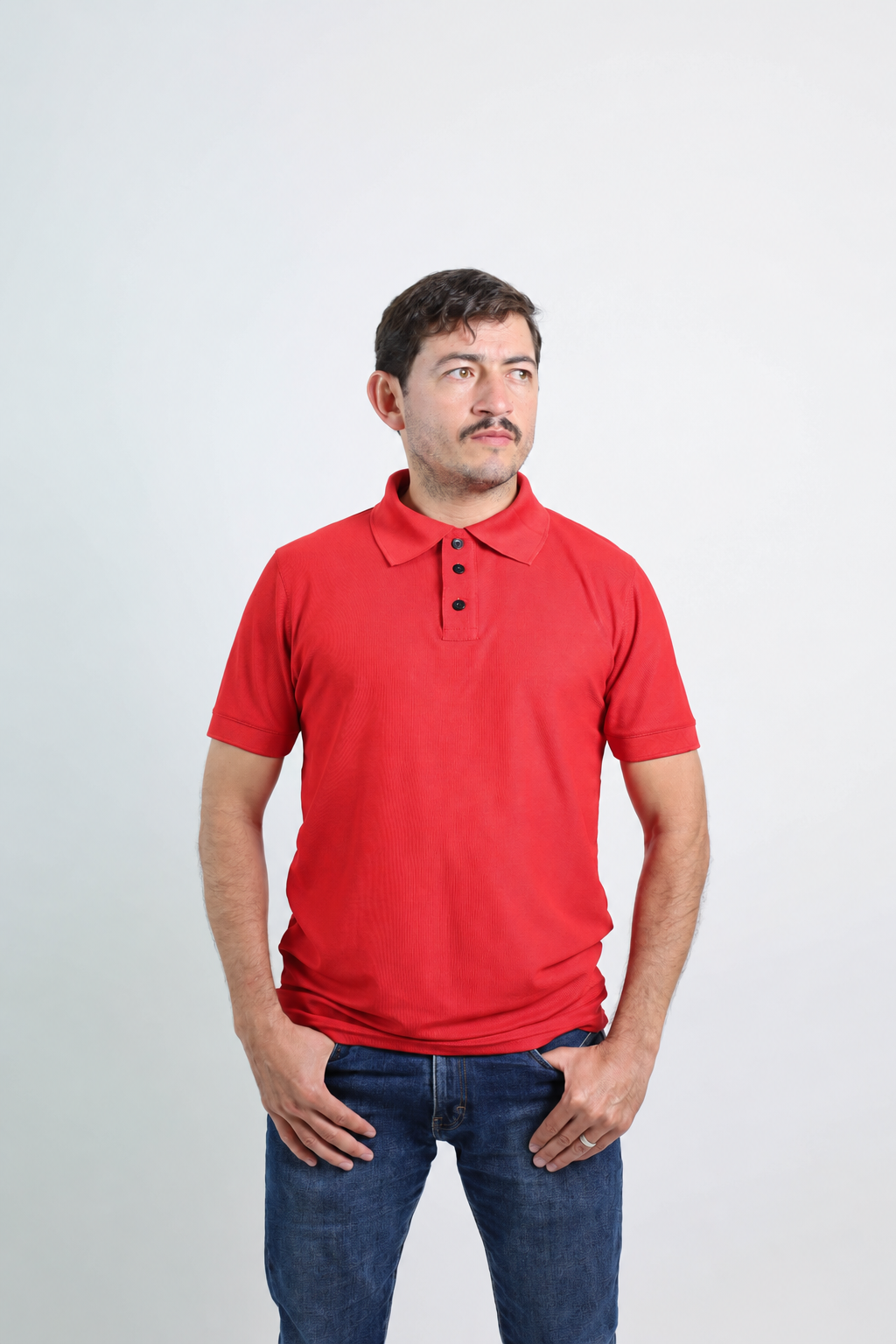 Playera Polo Outdoor Roja