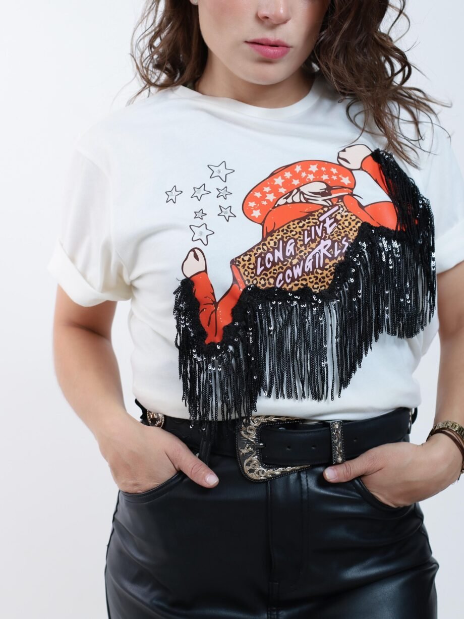 PLAYERA VAQUERA FLEQUILLO