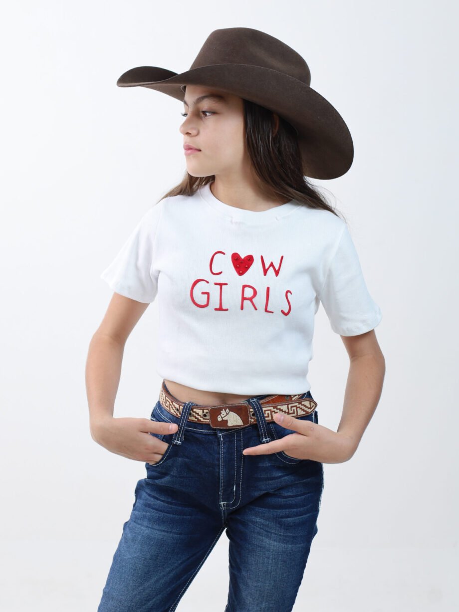 PLAYERA VAQUERA NIÑA