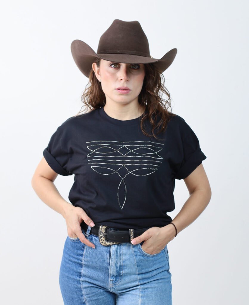 BLUSA VAQUERA BRILLOS