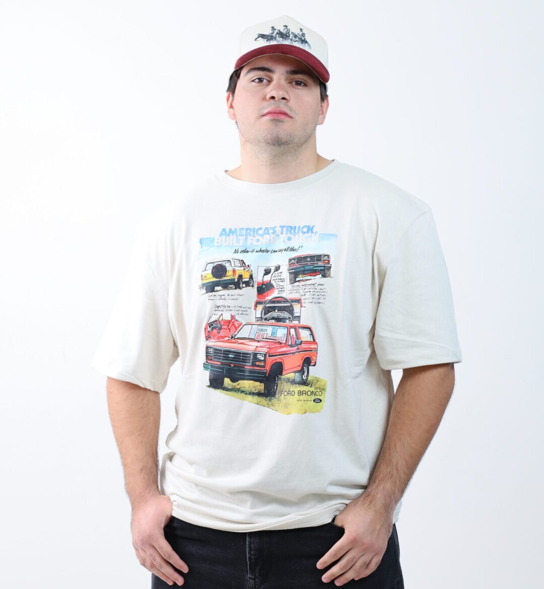 PLAYERA "AMERICA´S TRUCK" PLUS SIZE