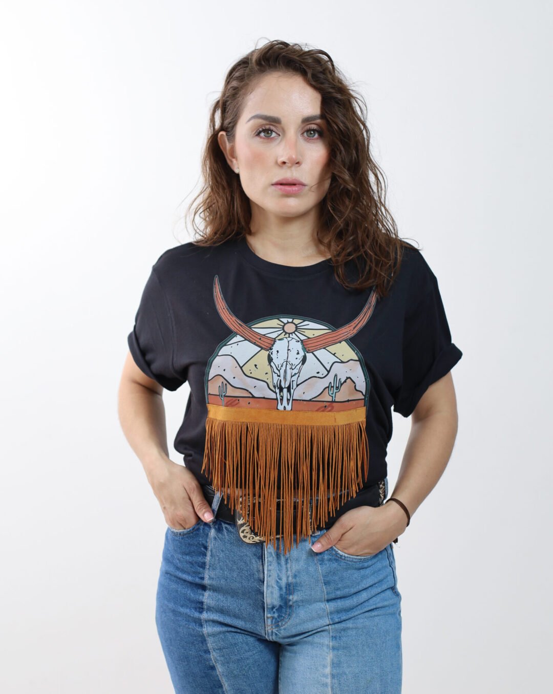 BLUSA "CRÁNEO BARBAS"