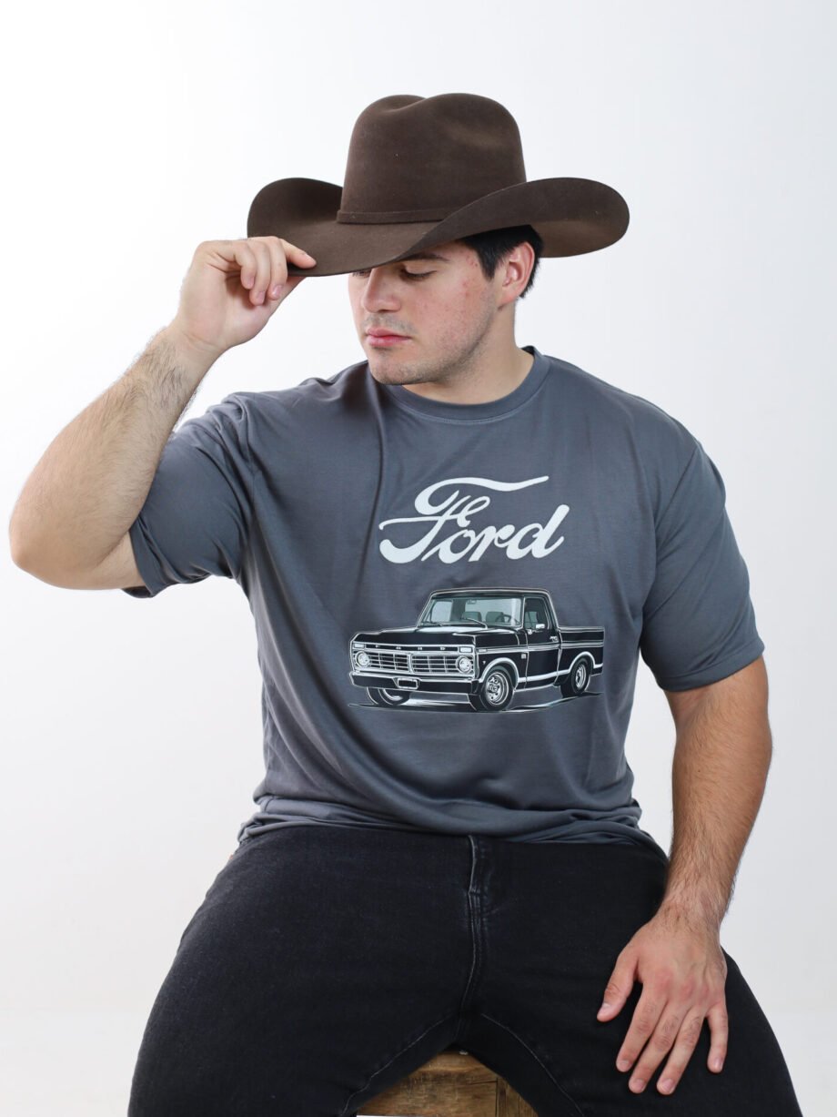 PLAYERA "FORD NEGRA" PLUS SIZE