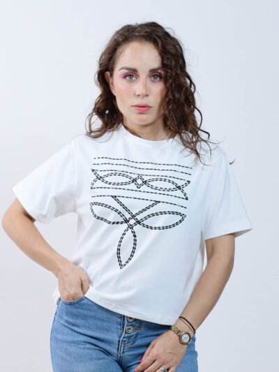 Playera Dama - "Silueta Vaquera"