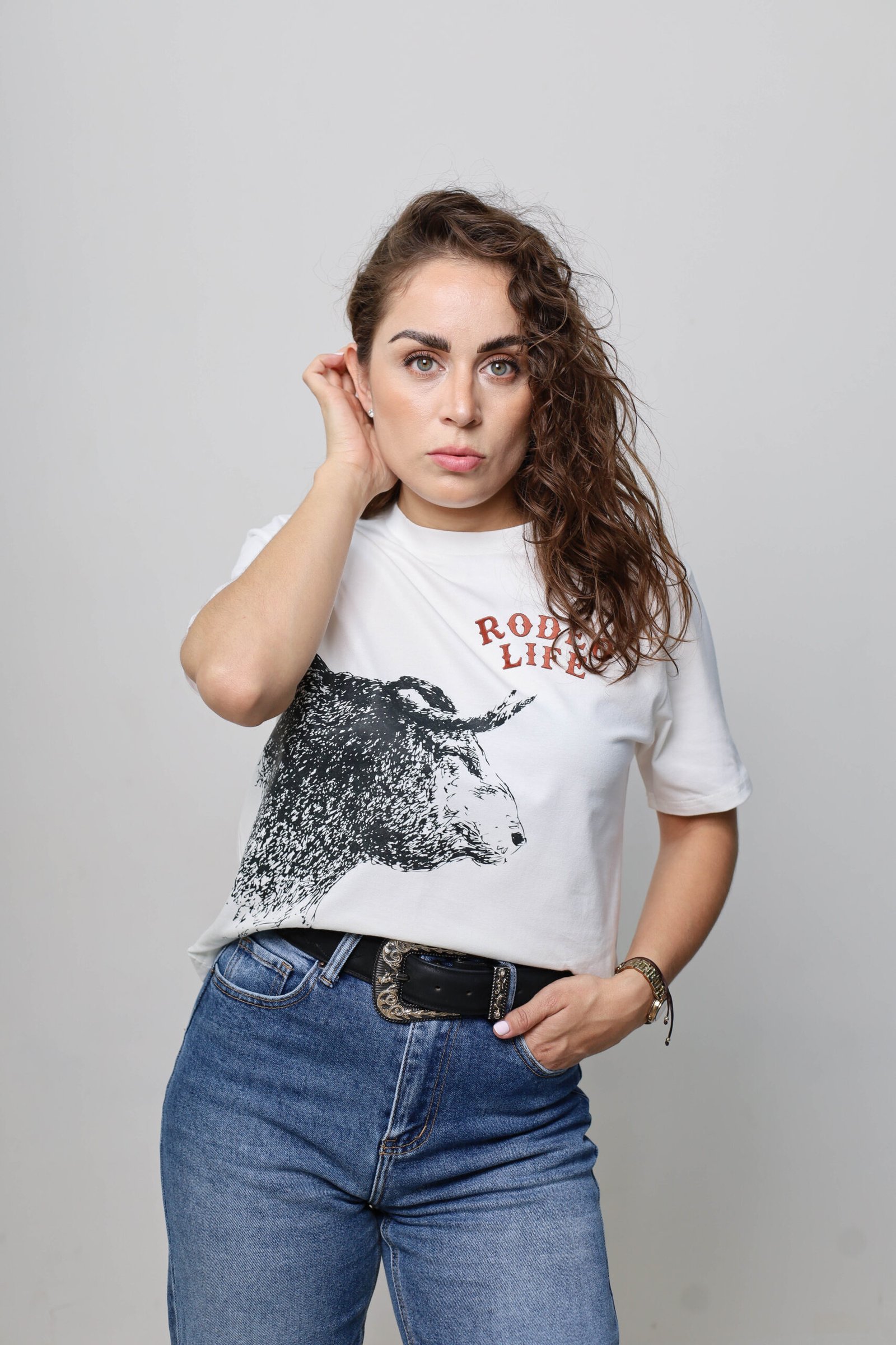 PLAYERA DAMA - "RODEO LIFE"
