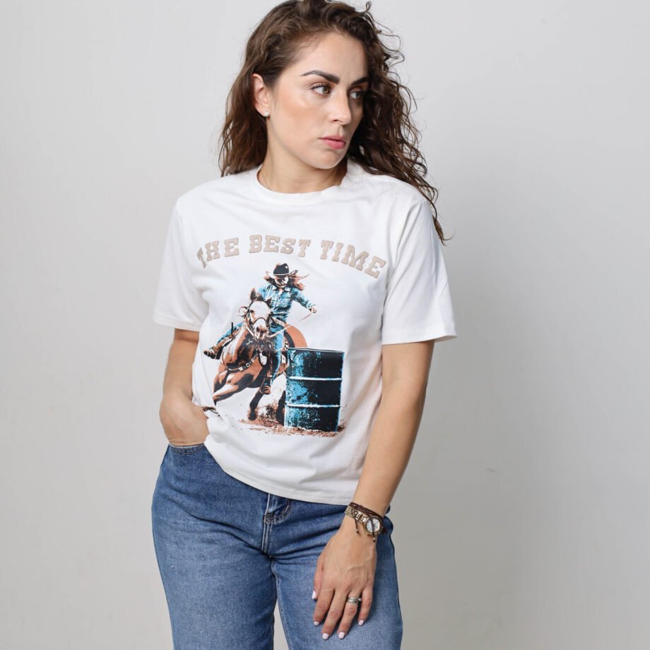 PLAYERA DAMA - "THE BEST TIME"