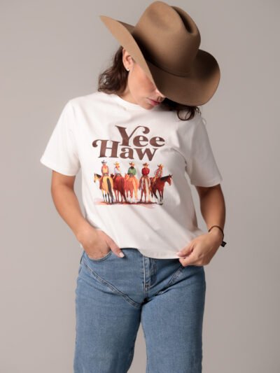 PLAYERA DAMA "YEE HAW"