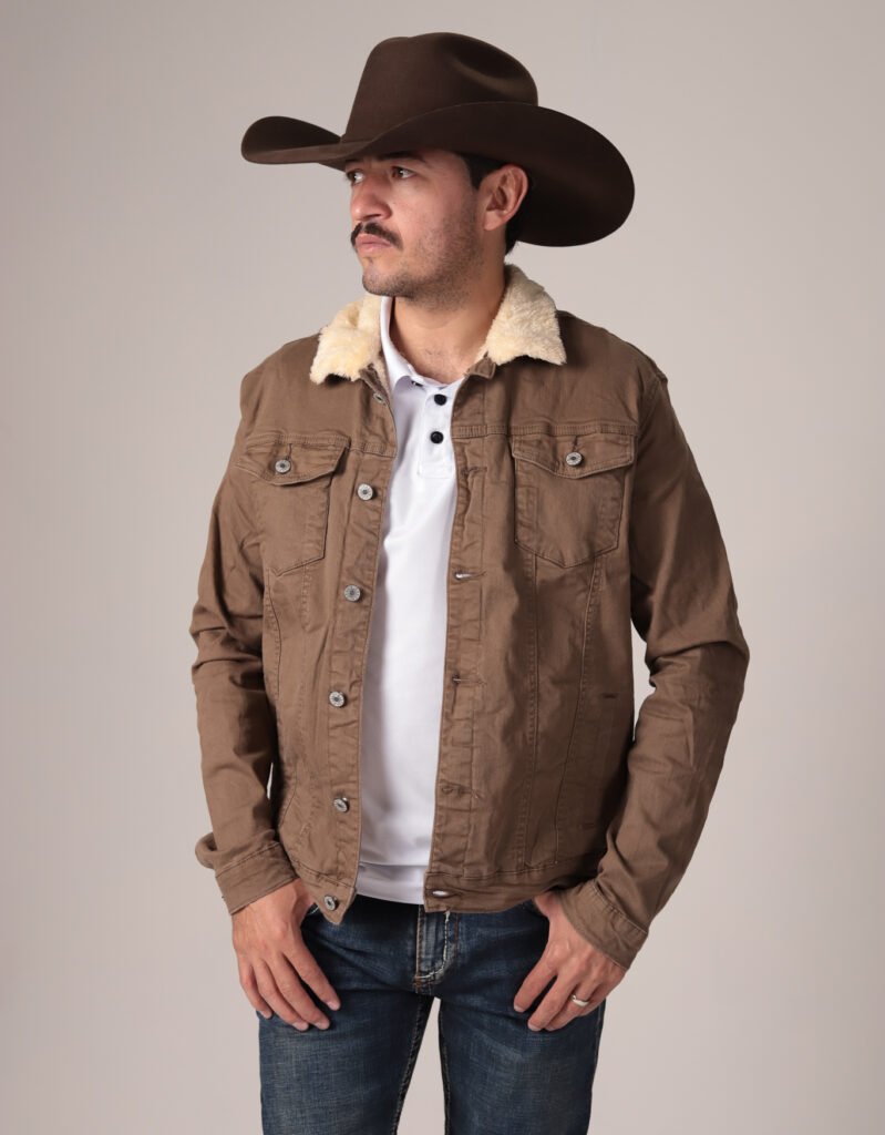 CHAMARRA MOKA "COLECCIÓN COWBOY CORE"