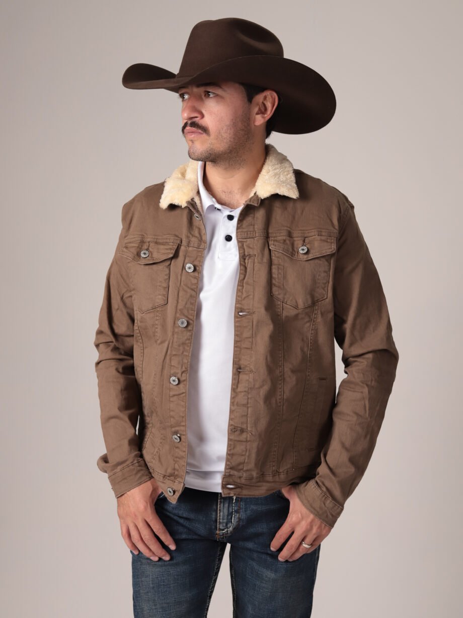 CHAMARRA MOKA "COLECCIÓN COWBOY CORE"