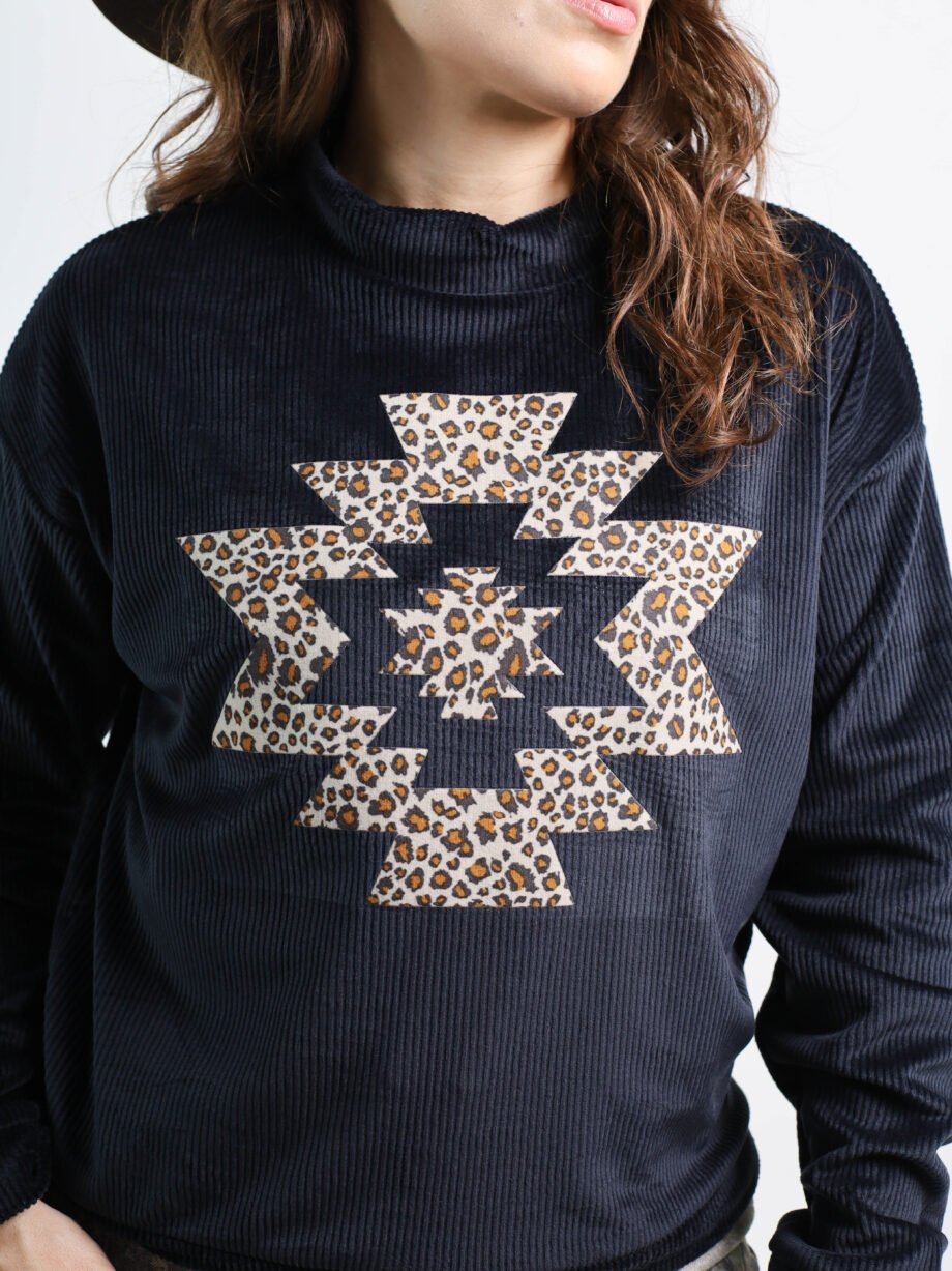 SUDADERA DE PANA "ESTRELLA DEL DESIERTO" - UNITALLA