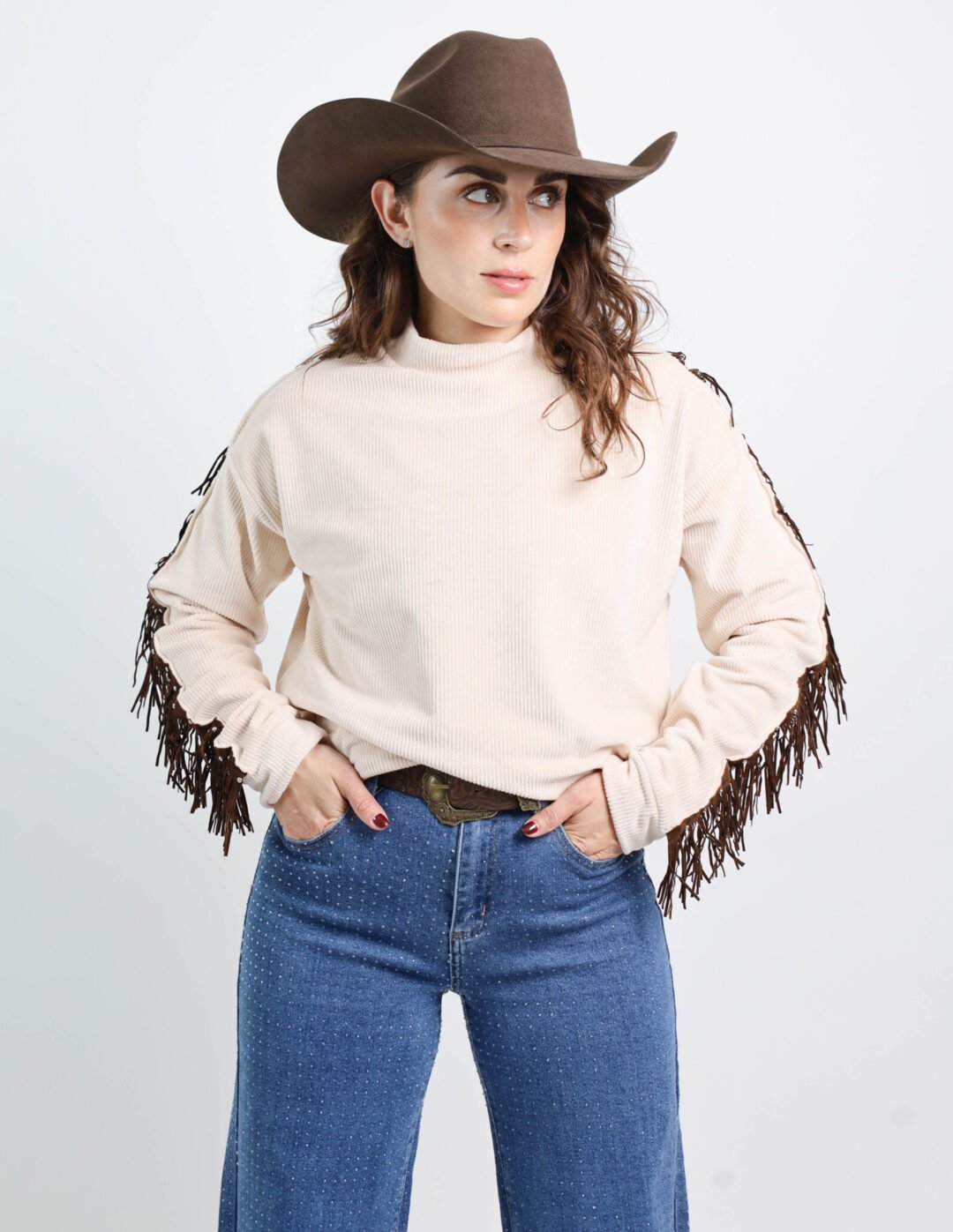SUDADERA DE PANA FLEQUILLOS - Image 2