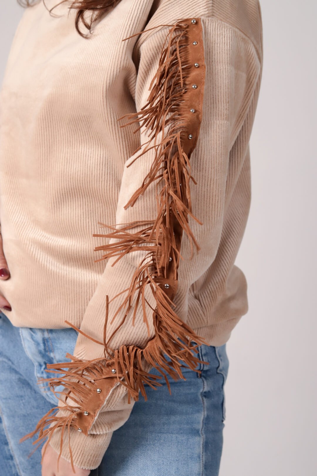 SUDADERA DE PANA FLEQUILLOS - Image 3