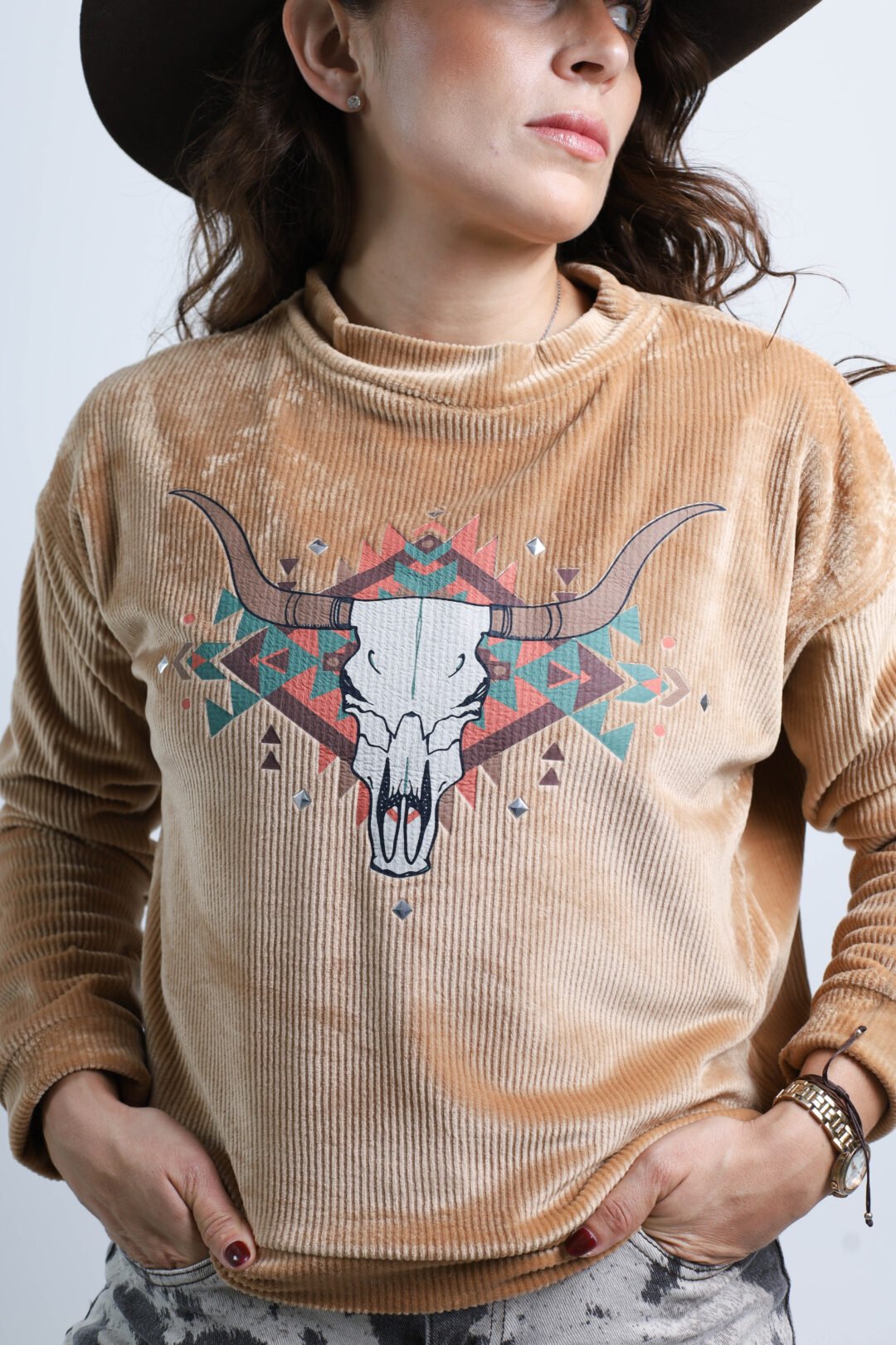 SUDADERA DE PANA "WILD WEST" - Image 2