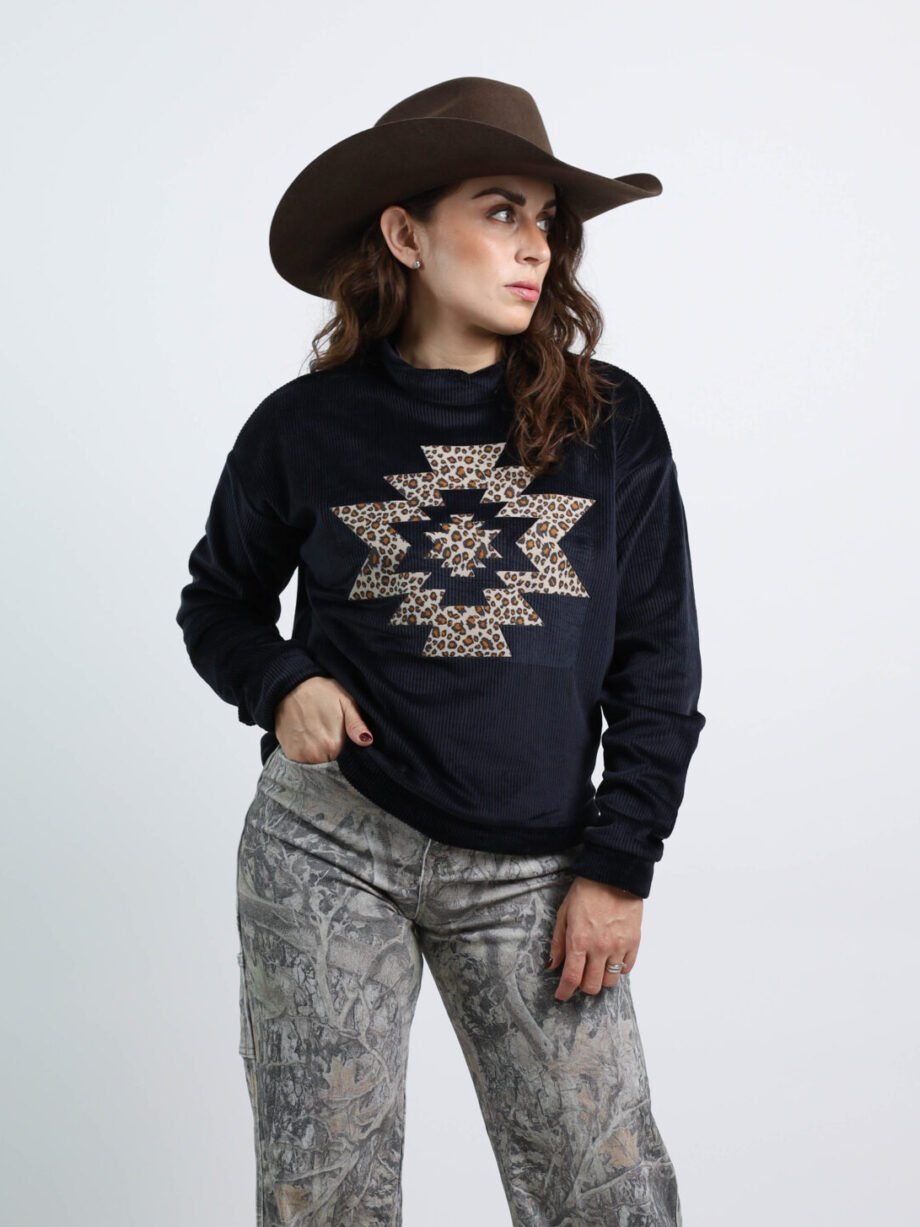 SUDADERA DE PANA "ESTRELLA DEL DESIERTO"