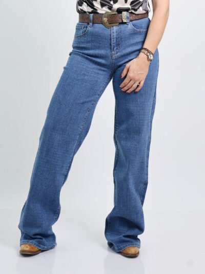 PANTALÓN DAMA - "BRILLOS MEZCLILLA"