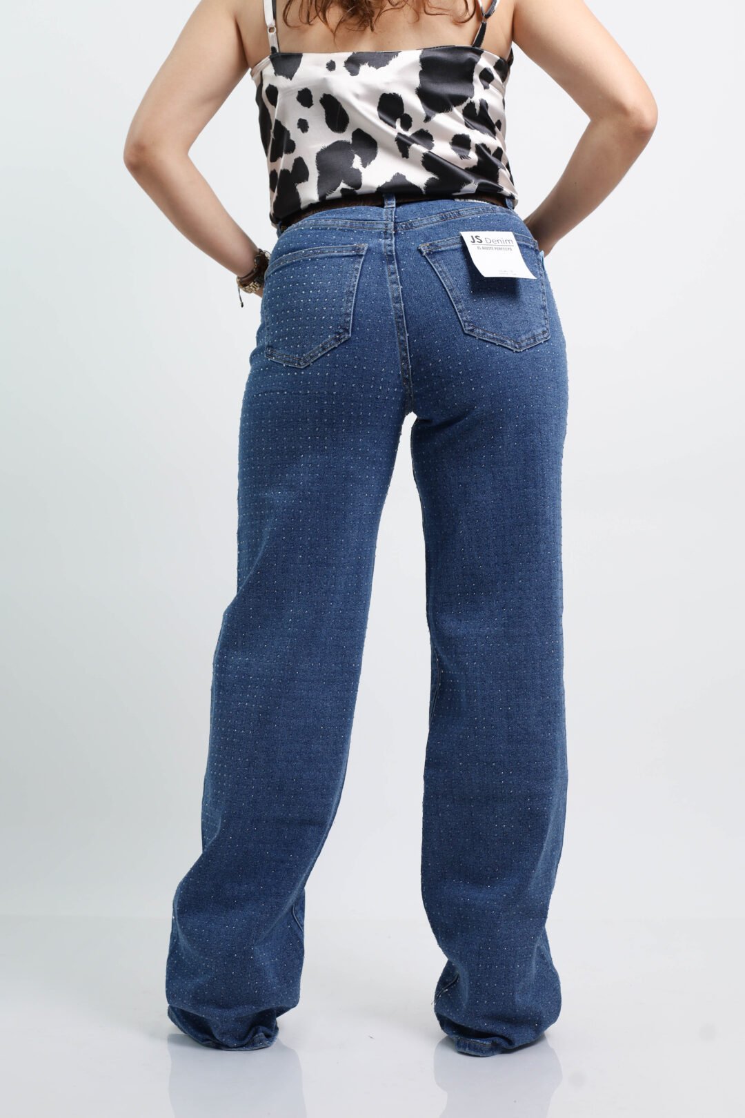 PANTALÓN DE MEZCLILLA BRILLOS - Image 4