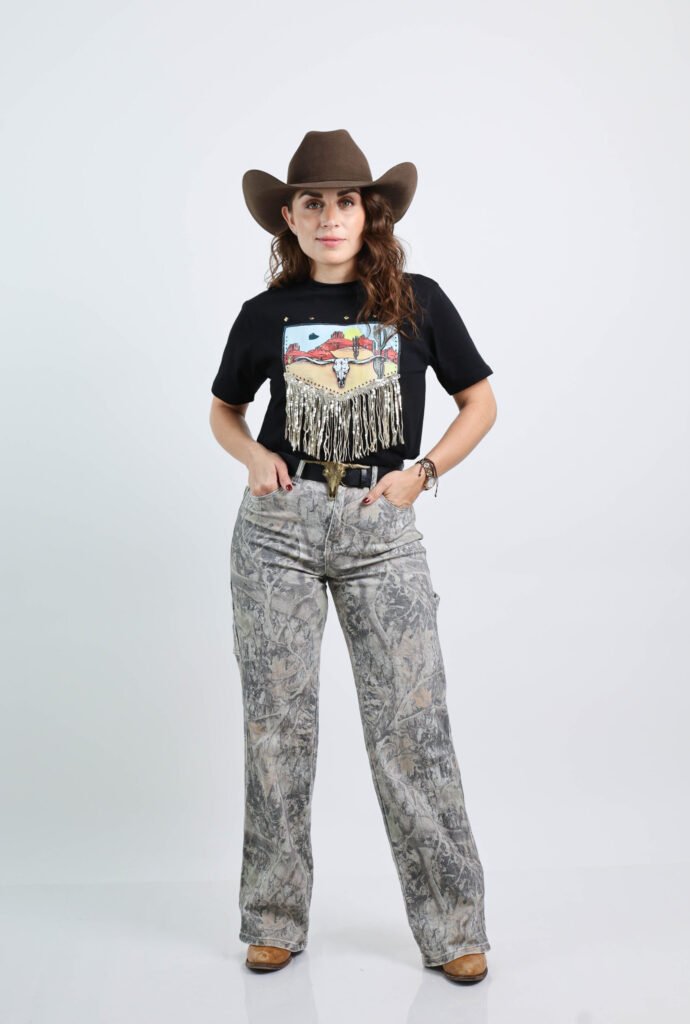 PANTALÓN DE MEZCLILLA WIDE LEG