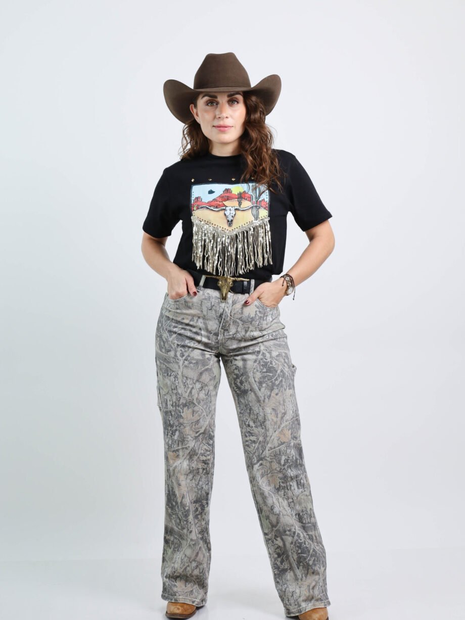 PANTALÓN DE MEZCLILLA WIDE LEG