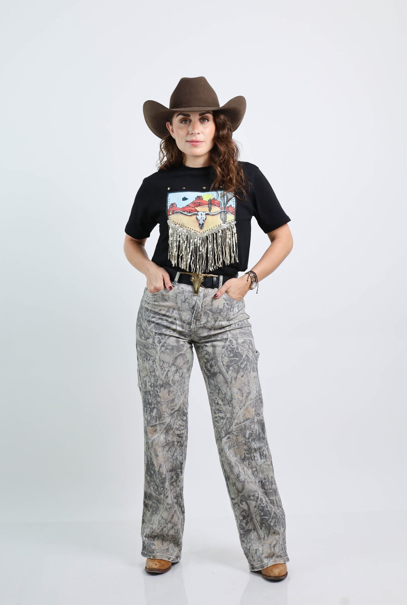 PANTALÓN DE MEZCLILLA WIDE LEG