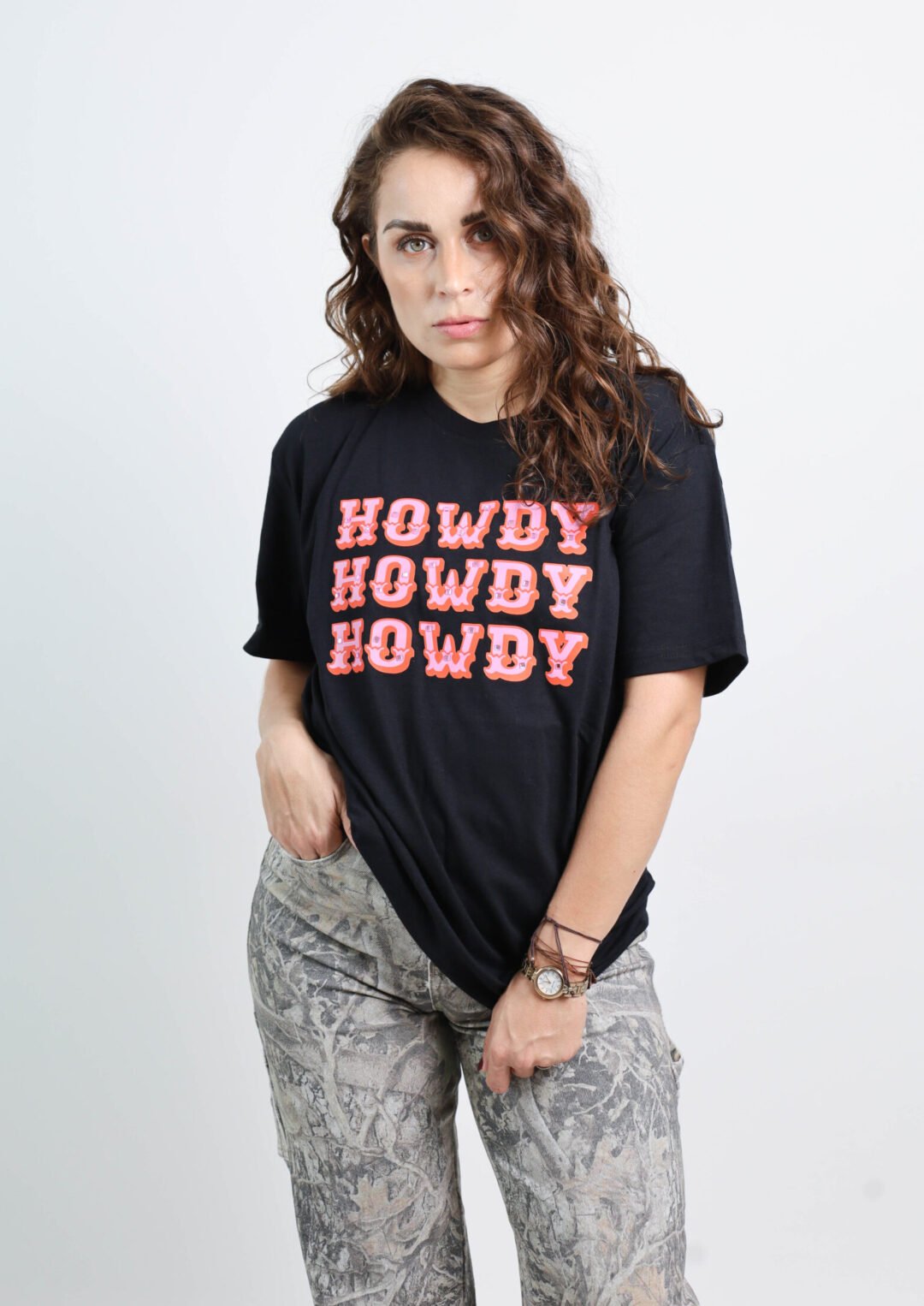 PLAYERA VAQUERA "HOWDY"