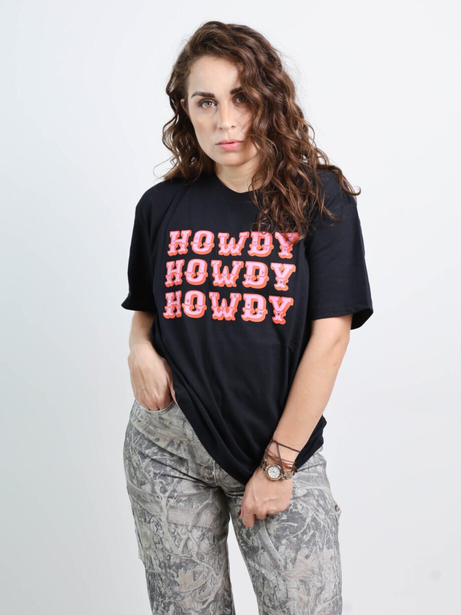 PLAYERA VAQUERA "HOWDY"