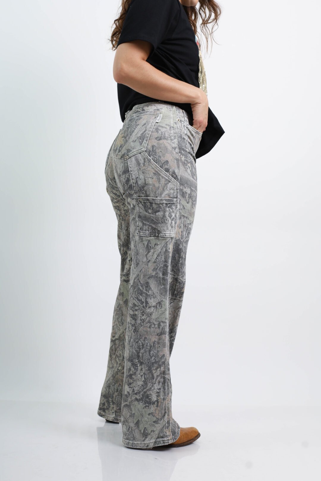 PANTALÓN DE MEZCLILLA WIDE LEG - Image 3