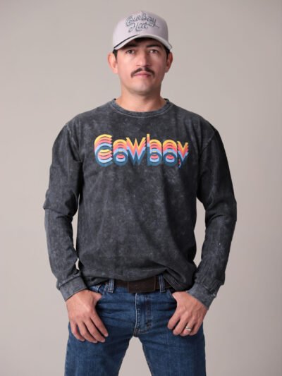 PLAYERA DESLAVADA - "COWBOY"