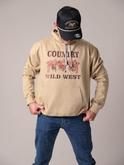 SUDADERA UNISEX - "COUNTRY WILD WEST"