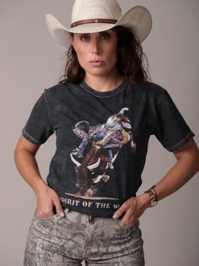 PLAYERA DESLAVADA - "JINETE NFR"