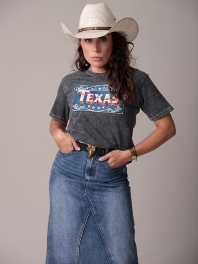 PLAYERA DESLAVADA - "TEXAS"