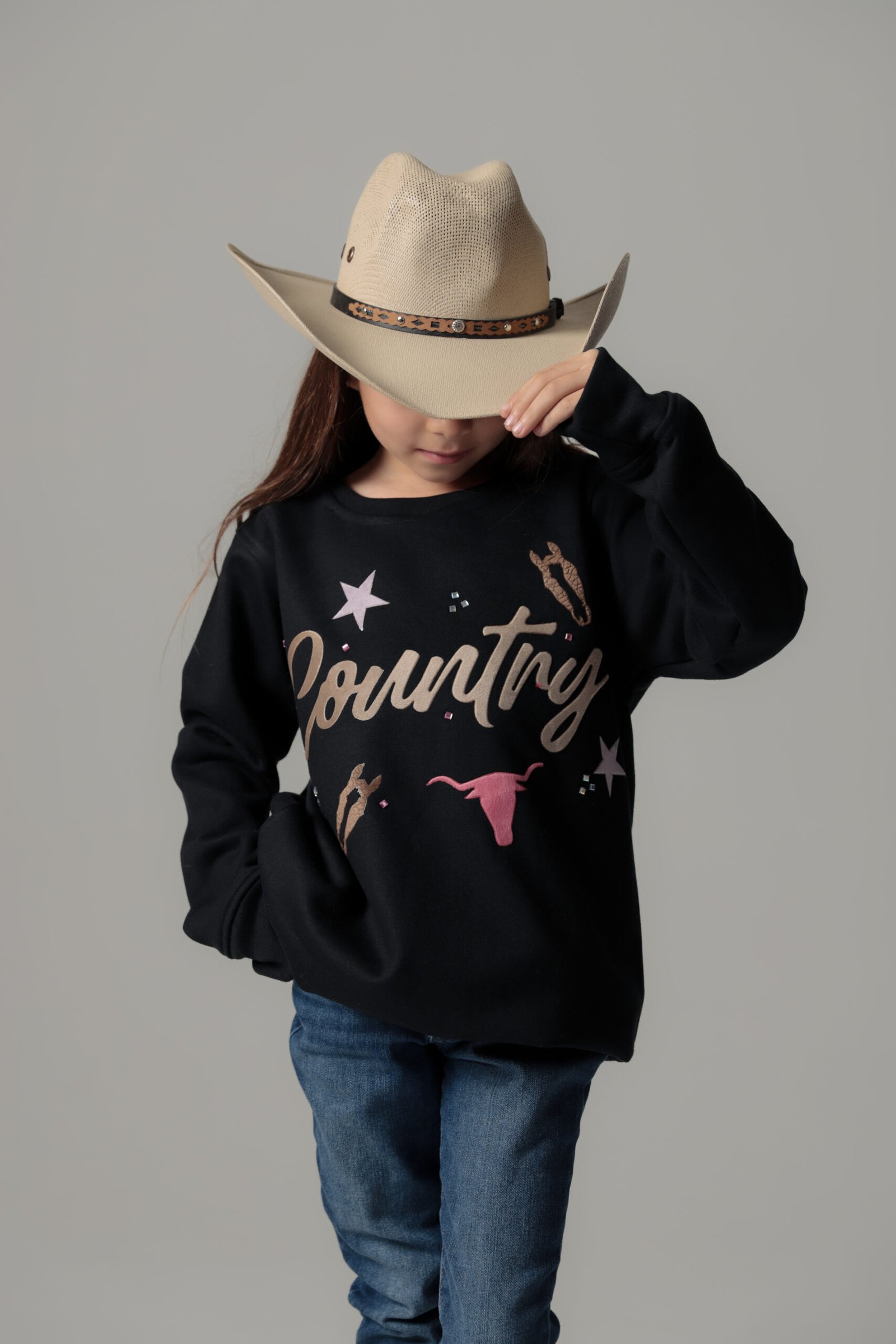 SUDADERA NIÑA - “COUNTRY WEST"
