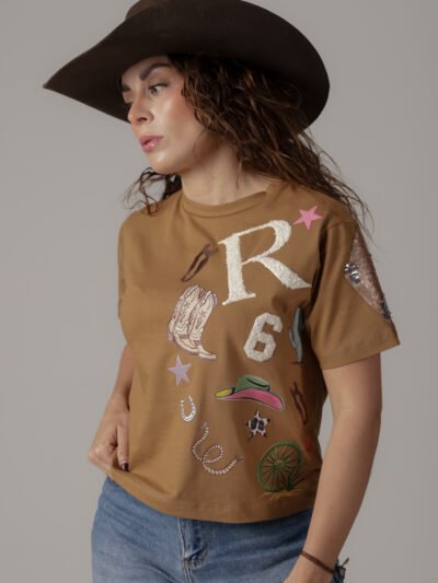 PLAYERA DAMA - "RODEO WEST"
